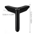 thumbnail image 2 of unbranded 4Ud Pies Para Muebles De Metal Negro Con Base Antideslizante Para Sofá Gabinete Y, 2 of 8