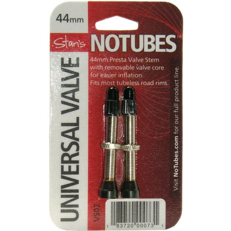 NOTUBES Valves Tubeless 44 mm X 2 (paire)