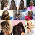 thumbnail image 5 of Vensio -1000Pcs Mini Elastic Rubber Bands Set with Topsy Tail Hair Tools, Premium Soft Hair Ties for Girls and Kids, Professional Rattail Comb Set for Hair Styling, 5 of 5