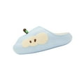 thumbnail image 1 of Blue Ladies Slippers Thick Sole Waterproof For Indoor Home Warm Comfort For Winter With Non-Slip Design And Cozy Lining For Everyday Home Use Size 40, 1 of 6