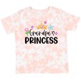 thumbnail image 3 of Inktastic Grandpa's Princess Crown and Flowers Girls Toddler T-Shirt, 3 of 5
