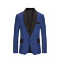 thumbnail image 4 of Mode Homme Angleterre Couleur Unie Haute Qualité Costume Décontracté à Simple Boutonnage, 4 of 8