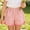Pink, variant on FRSASU Girl's Dolphin Plaid Shorts Casual Loose Elastic Waist Athletic Dance Running Summer Patchwork Shorts Red