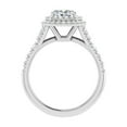 thumbnail image 3 of Dash Jewel Cushion Cut 1.7 Ct Lab-Created Diamond Engagement Ring - 14K White Gold Plated Solitaire Wedding Ring for Women - Refined and Timeless Design - Perfect Gift for Her on Any Occasion, 3 of 6