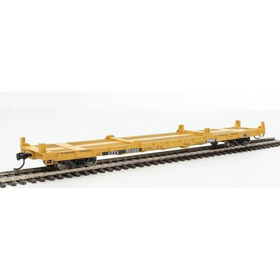Walthers HO Scale 60' P-S Flatcar TTX/VTTX #92322 (20/40ft Container Loading)