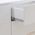 thumbnail image 6 of Goldenwarm Heavy Duty Drawer Slides 1 Pair 22inch Soft Close Full Extension Drawer Slides Ball Bearing Bottom Mount 100lb Capacity, 6 of 7