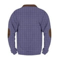 thumbnail image 4 of biudgviw Quarter Zip Sweatshirt for Men Big and Tall Casual Long Sleeve Pullover Shirts Warm Collared Vintage Printed Tops, 4 of 4