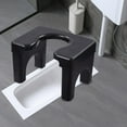 thumbnail image 3 of Squatting Toilet Stool Chair Non Easy to Clean Widen Panel Portable Mobile Sturdy Household Rounded Edge Thick Potty Chairs for Indoor, 3 of 6