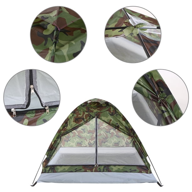 Tente imperméable de 2 personnes de protection UV du couleur camouflage extérieur pour la randonnée de camping-DUO - Sport Tente imperméable de 2 personnes de protection UV du couleur camouflage extérieur pour la randonnée de camping-DUO - Sport