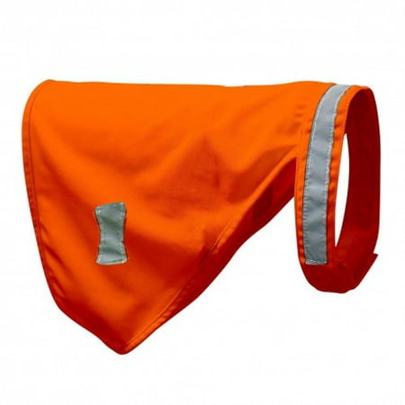 Reflective Dog Vest Adjustable Lightweight Dog Safety Coat Orange