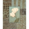 thumbnail image 3 of Marrott, Stephanie 12x14 Black Modern Framed Museum Art Print Titled - Aqua Tulips, 3 of 5