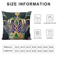 thumbnail image 5 of YINGXI Throw Pillow Covers,We Don't Hide The Crazy We Parade It Holiday Cushion Case Decoration for Sofa Couch 12x12in, 5 of 5