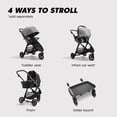thumbnail image 5 of Baby Jogger City Mini GT2, cochecito ligero todo terreno con neumáticos Forever Air, plegado con una sola mano y suspensión en las cuatro ruedas, exclusivo de Pike, incluye barra para el vientre, mani, 5 of 5