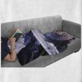 thumbnail image 6 of Winter Soft Flannel Fleece Throw Blanket, Lake Louise Alberta Canada Tourist Attraction Mountains Travel Theme, Cozy Plush for Indoor and Outdoor Use, 50" x 60", Dark Purple Lavender, by Ambesonne, 6 of 6