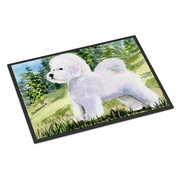 Carolines Treasures SS8900MAT Bichon Frise Doormat 18x27 27"L x 18"W multicolor