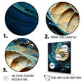 thumbnail image 3 of Designart "Sapphire Shellfish In Nautilus I" Nautilus Floater Framed Canvas Art Print, 3 of 5