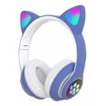 thumbnail image 2 of Audifono Auriculares Over-ear Inalámbricos Bluetooths Led Gamer Keluona Stn28 Color Azul, 2 of 8