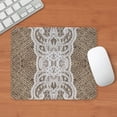 thumbnail image 3 of CafePress - Shabby Chic Burlap Lace Mousepad - Non-slip Rubber Mousepad, Gaming Mouse Pad, 3 of 6