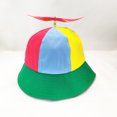 thumbnail image 4 of Gorra de hélice clásica, gorras de béisbol de hélice de helicóptero para adultos, sombrero de pescador de protección solar para niños, tamaño ajustable, para adultos y niños kaili Sencillez, 4 of 5