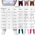thumbnail image 4 of OGLCCG Boys Pull-On School Uniform Pant Straight Leg Dress Pants with Pockets Solid Color Elastic Waist Flat Front Trousers 3-14 Years, 4 of 6