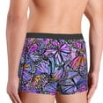 thumbnail image 5 of Balery Watercolor Butterflies Men's Boxer Briefs, Soft and Breathable Cotton Underwear with nylon Waistband-XX-Large, 5 of 9