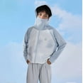 thumbnail image 4 of Bnwani Long Sleeve Toddler T Shirt Hooded Sunscreen Breathable Thin Tops 7-8 Years, 4 of 4