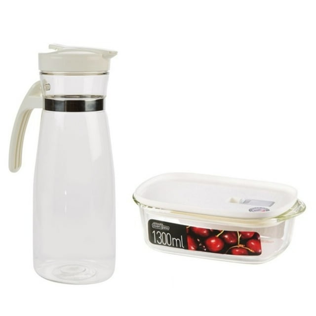 Set de Jarra y Refractario De Vidrio Lock&Lock HAP8842W