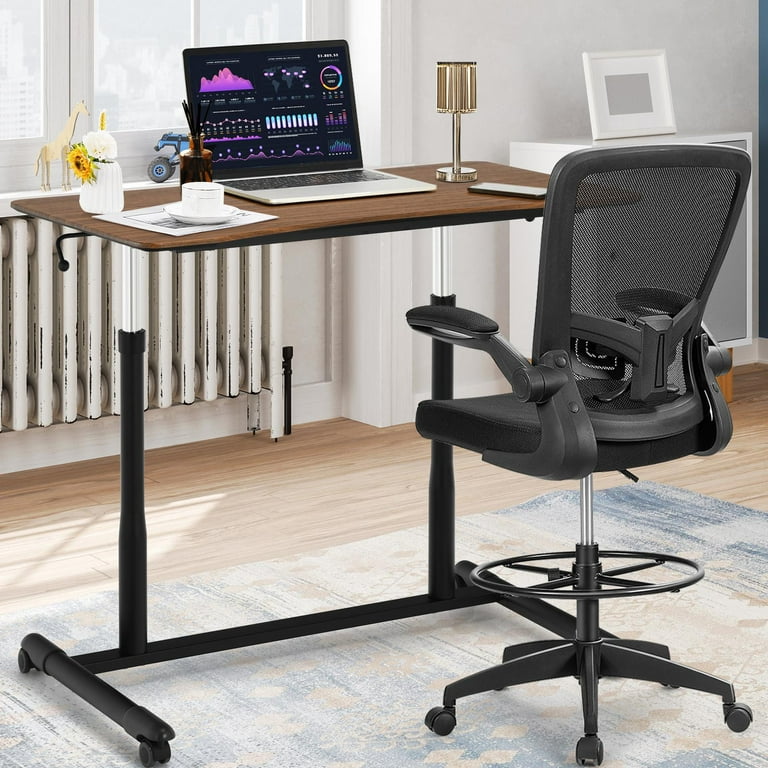 Giantex Mobile Standing Desk, Height Adjustable Sit to Stand Computer –  Giantex.au