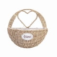 thumbnail image 3 of Hanging Planter Basket, Handwoven Seagrass Wall Decor with Plastic Liner, for Indoor Outdoor Plants, Flowers, Herbs, Succulents, Boho Home Decor, Gift, 3 of 5