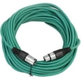 thumbnail image 2 of Seismic Audio SAXLX-50, Pair of Green 50 Foot XLR Microphone Cables, 2 of 3