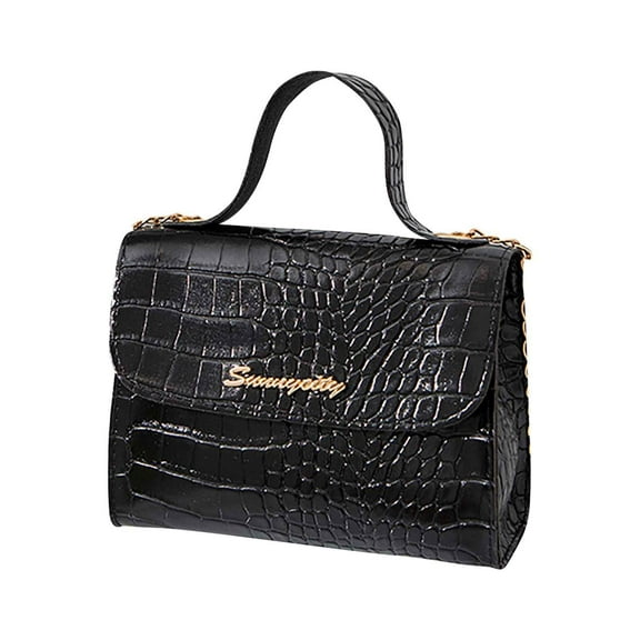 openpig Crossbody Bag Small Square bag Purses for Women Satchel Shoulder bag Bag Purse, Black