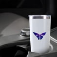 thumbnail image 5 of Butterfly 20oz Coffee Stainless Steel Mobile Tumblers, Vacuum Insulated Mug with Lid, Spill-Proof Travel Cup for Hot & Cold Drinks, for Coffee, Wine, Cocktails, Christmas, 5 of 6