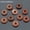 Gold Sandstone, variant on 18mm Natural Stone Doughnut Pendant Crystal Carved Amulet DIY Earrings Necklaces