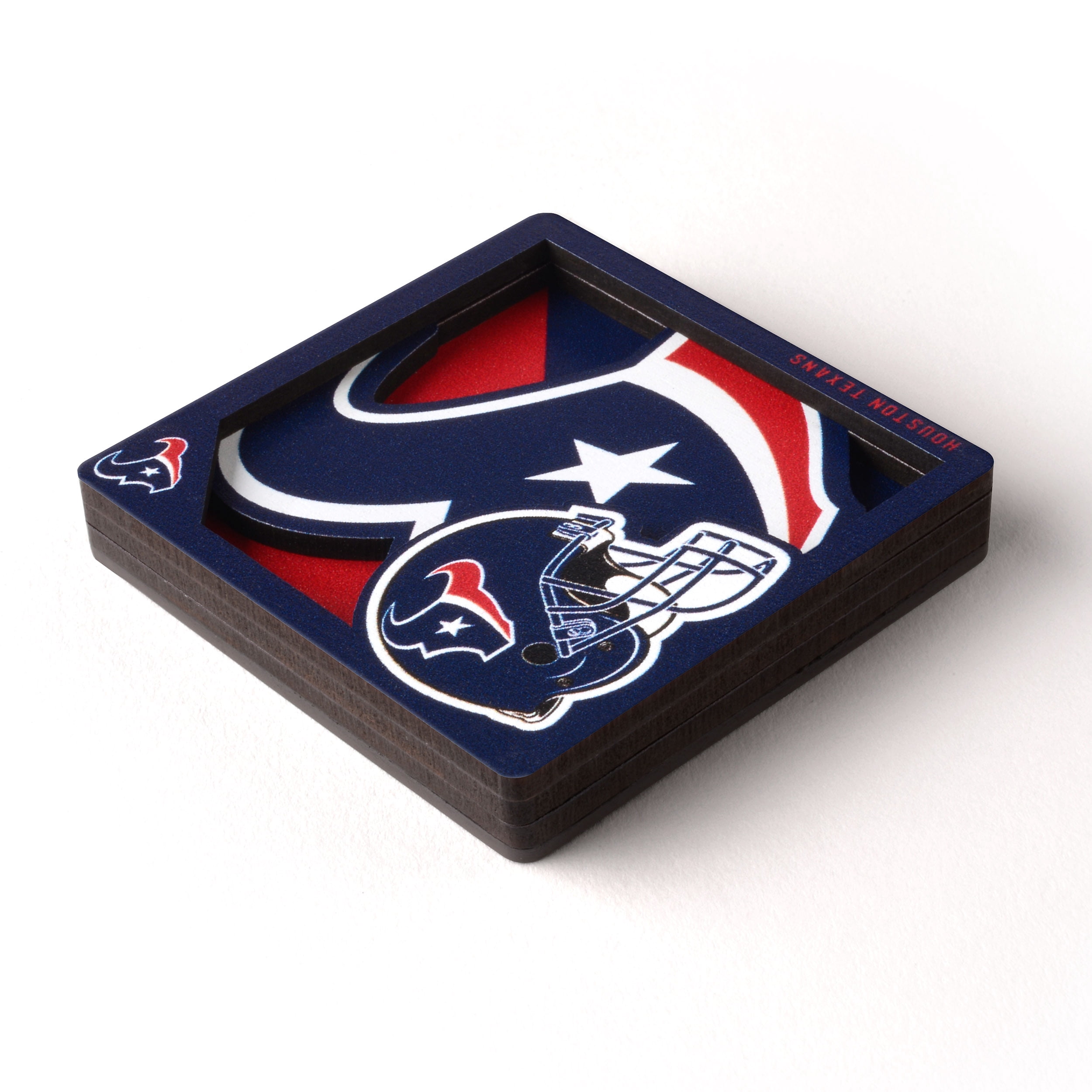 YouTheFan NFL Houston Texans 3D Logo Series Magnet