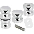 thumbnail image 1 of Set of 2 Push-Button Shower Cabin Handles, Stainless Steel, 1 of 5