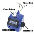 thumbnail image 2 of TOPTIE 2 PCS Clicker Counters, Plastic Mechanical Number Pitch Counters, 4-Digit Tally Counters for Sports Events - Blue, 2 of 6
