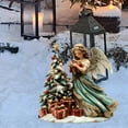 thumbnail image 2 of geerera Christmas Angel Garden Stake, 2D Flat Acrylic Guardian Fairy Yard Ornament, for Garden Display, Patio Decor, Festive Landscape, 2 of 6