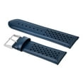 thumbnail image 2 of 21MM FOR TAG HEUER CARRERA PERFORATED LEATHER STRAP WATCHBAND QUICK RELEASE BLUE, 2 of 2