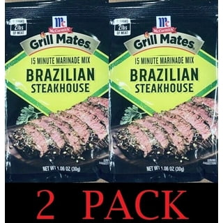 McCormick Grill Mates Brazilian Steakhouse Seasoning 2.12 oz. 3 PACK