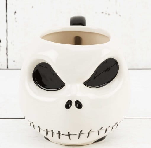 Christmas Skull Head Shaped Ceramic Mug