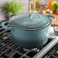 thumbnail image 2 of Crock Pot Artisan 7-Quart Round Dutch Oven - Gray, 2 of 5