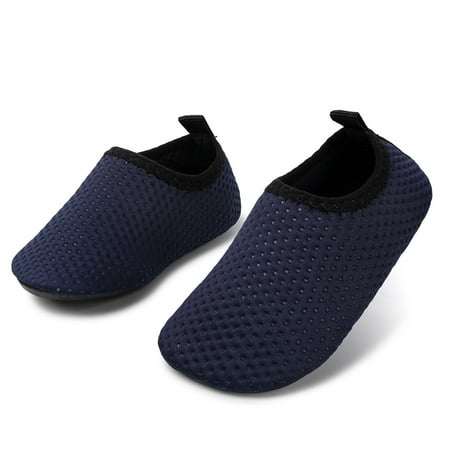 

Barerun Baby Girls Boys Water Shoes Swim Barefoot Water Sport Aqua Socks for Beach Pool Swim Sand Navy 6-12 Months