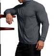 thumbnail image 4 of Mens UPF 50+ Sun Protection Jacket Hooded Long Sleeve Zipper Lightweight Quick Dry Athletic Top with Pockets and Thumb Hole Dark Gray S, 4 of 7