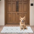 thumbnail image 4 of White Blue Sun Moon Cloud Star Pattern Door Rugs,Washable Non Slip Door Mats Indoor,Decorative Door Mats,Entry Mat Indoor for Entrance,Bedroom,Kitchen,Bathroom,16"x47", 4 of 6