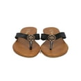 thumbnail image 4 of New Girl Betani Dora-2G Leatherette Emblem Thong Sandal, 4 of 5