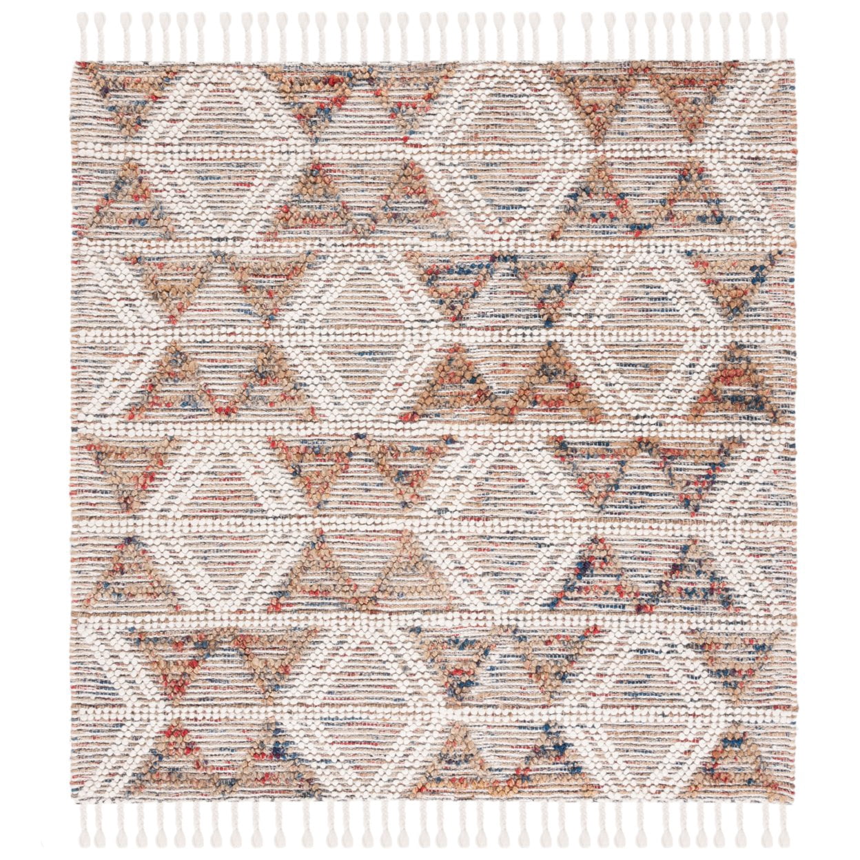 SAFAVIEH Natura Cynarra Southwestern Area Rug, Ivory/Red, 6' x 9'