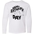 thumbnail image 3 of Inktastic Happy Father's Day Parent-Child Fist Bump Long Sleeve Youth T-Shirt, 3 of 5