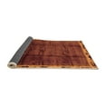 thumbnail image 2 of Ahgly Company Indoor Square Abstract Orange Modern Area Rugs, 6' Square, 2 of 4
