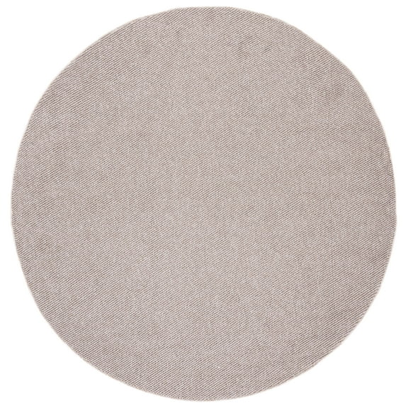 SAFAVIEH Lotus Leila Solid Area Rug, Beige/Ivory, 6'7" x 6'7" Round