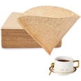 thumbnail image 1 of V60 Cone Coffee Filters, Set of 100, Disposable Paper Coffee Filters, Natural Paper Filters for Pour Over Coffee Dripper and Coffee Maker Natural Brown, 1 of 5